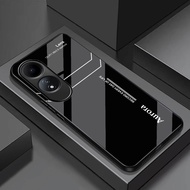 Ốp Lưng cho OPPO A60 – Mặt Kính Cường Lực Cao Cấp – Họa Tiết Trái Táo Đẳng Cấp