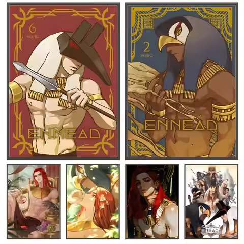 E-ENNEAD BL Anime Poster Versatile HD Waterproof Wall Art Self-Adhesive Decor for Any Space Ideal Gi