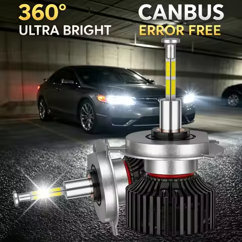 Carlke H7 H4 LED Bulb Canbus Decoder 60 LED 1:1 Hid Xenon 9005 Hb3 9006 Hb4 9012 Hir2 Car Lights 12V