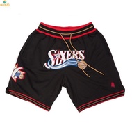 HL0510- JUST ★ DON By Mitchell &amp; Ness Philadelphia 76ers Shorts