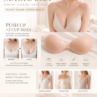 Reusable Silicone Adhesive Bra – Lightweight 28g Invisible Breast Lift Push Up Bra A-B Cup Free Size