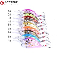 CHINK Fishing Lures, 7.5cm Artificial Fishing Lures Bait, Professional Group Fishes 9g Fishing Gear 