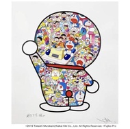 2022! 村上隆 / 限量300 叮噹 哆啦A夢 親筆簽名 art print 版畫
