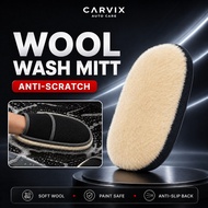 CARVIX | Wool Wash Mitt Anti-Scratch Car Wash Mitt Car Wash Glove Car Wash Tools