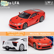(Spot next day delivery)Lexus LFA Alloy Car Model With Display Box Simulation Small Scale Static Miniature Car Model THA3437