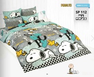 ที่นอนปิคนิคโตโต้ รหัสสินค้า SP112 สนูปี้ SNOOPY สีเทา GRAY PICNIC TOTO ขนาด 3.5 ฟุต และ 5 ฟุต หนา 4