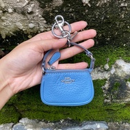 Coach Outlet Mini Nolita Bag Charm Blue Fullbox