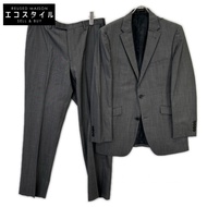 Burberry Black Label 炭灰色細條紋 D1H35-810-07 兩件式單件西裝 38/38 [二手]