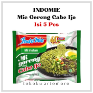 Indomie Mi Goreng Cabe Ijo - Mie Goreng Instan Pedas - Isi 5 Pcs