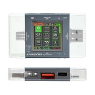 TU13 Voltage Current Meter Power Tester DC 0-50V 6.5A Mobile Phone Charger Capacity Monitor USB+Type