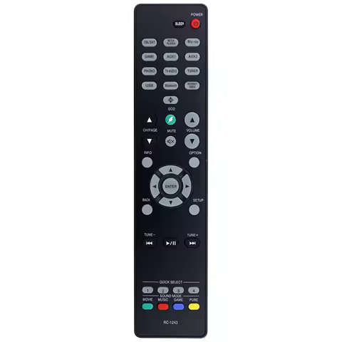 RC-1243 remote control compatible with Denon AV receiver audio AVR-S660H spare parts
