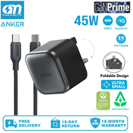 Anker B2692 Nano USB C Plug 30W/45W High-Speed USB C Charger with Foldable Plug PIQ 3.0 and PPS Fast
