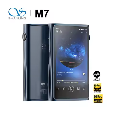 SHANLING M7 Android Bluetooth Portable Music Player MP3 Headphone Amplifier ESS ES9038PRO DAC chip M