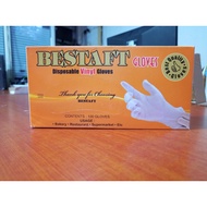 Bestaft Gloves - Disposable Vinyl Gloves - Contents 100 pcs