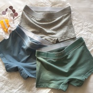 CarbinKoneer Women's Safety Underwear Boxer Solid Color Cotton Unisex lest Handsome t Shorts Sports 