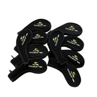 C0BRA Golf Irons Headcover (10pcs) Neo Prene Long Neck Zip Iron Cover
