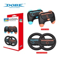 Switch2  อุปกรณ์เสริมจอยเกม ชุด 4in1 NS-5110  พวงมาลัยเรซซิ่ง+GRIPด้ามซ้ายและขวา บเรียบง่าย