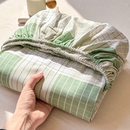 Low priceNew Cotton Single Bed Cover A Fresh and Simple Country-style Floral Old Coarse Cloth Mattre