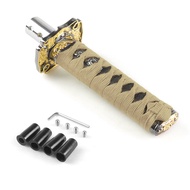 Universal 150MM/200MM/260MM JDM Katana Samurai Sword Shift Knob Shifter With Adapters Gear Shift kno