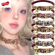 (BC)1-3Pcs Leopard Print Choker Necklaces - Jewelry Accessories - for Wen Girls Party, Dai Wear - Ad