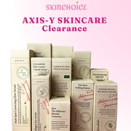 Axis-Y Skincare Range Clearance Axis Y Cleanser Serum Ampoule Eye Cream