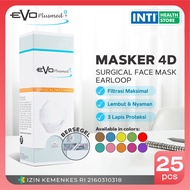 EVO Plusmed | Masker 4D Surgical Face Mask | Masker Medis Isi 25