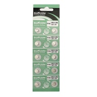 [SG] [10 Pieces] SUNCOM AG1 SR621SW LR621 364 Alkaline Button Battery
