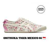 Original Canvas Women's Shoes - Mexico 66 Cream Pink Sakura Women's Onitsuka Tiger Original