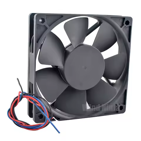 12cm/120mm P1225Y48BPLB5h-7 DC48V 0.28A 3-Pin Dual Ball Bearing Cooling Fan 120x120x25mm for Server 