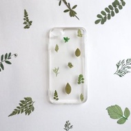 小清新 文青可愛乾燥花IPHONE保護殼 綠 畢業禮物