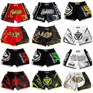 New Men&Women Boxing Training Pants + Muay Thai Boxing Shorts + MMA Combat Fighting Fitness & UFC Co