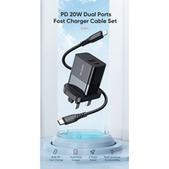 MCDODO CH-1302 20W PD QUICK CHARGER SET WITH LIGHT CABLE