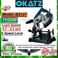 Okatz 5" 127MM /1100W Portable Band Saw | Wood & Metal Cutting Machine | Mesin Bandsaw Potong Kayu &