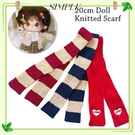 SIMPLESHOP Doll Christmas Scarf, Multi-colors Knitted Doll Clothes, High Quality DIY Casual Wear Fas