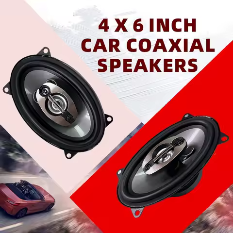 900W (2pcs*450W) 4x6 Inch Car Speakers 4-Way Coaxial Full Frequency Sound for Car Stereophonic Sound