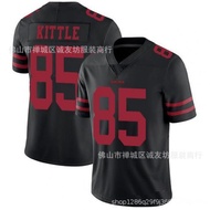Same Day DeliveryNFL Rugby Jersey 49 People 85 Black 49ers George Kittle Jersey