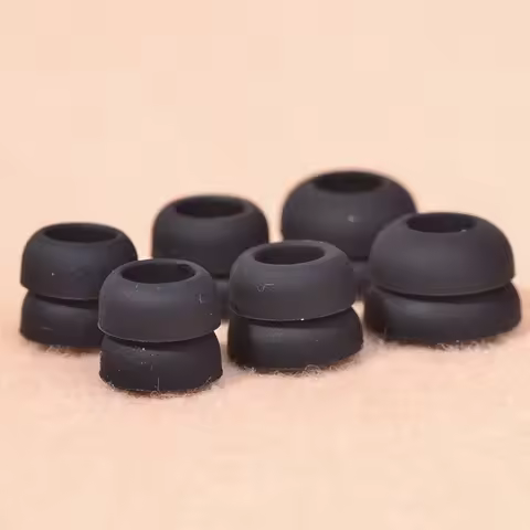 Two Layer Silicone Ear Pads In-Ear Earphone Earbuds For Sennheiser IE60 IE80 Covers Eartips Headphon