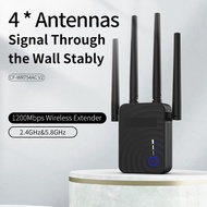 1200Mbps 2.4G 5GHz Dual Band Wireless Router WiFi Repeater Long Range Extender Wi-fi Repeater with 802.11ac 4 External A