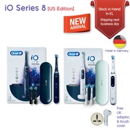 Oral-B iO Series iO8 Ultimate Clean Rose Quartz Electric Toothbrush 3 Brush heads Premium Travel Cas