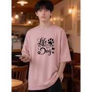 2X706 Lelaki Baju T Shirt Men Tshirt   Crop Top Oversized Korean Style T-shirts Tops Clothes Plus Si