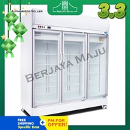 Snow 1414L 3 Door Upright Chiller LY1500BBC-H (White) (Heater Glass Door)