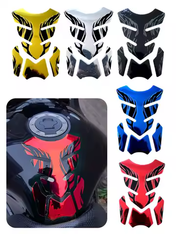 Motorcycle Sticker Fishbone 3D Tank pad Oil Protector Cover for Fz6 Yamaha Fjr 1300 Cb650F Honda Ltz