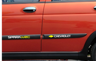 Chevrolet Spark Bumper Sticker Reflective Decals Sport Style Auto Car Collision Avoidance Tape Decor