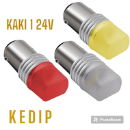 Lampu Bus Truk Kaki 1 Sen Bemper Mundur 24Volt kedip Model Keramik