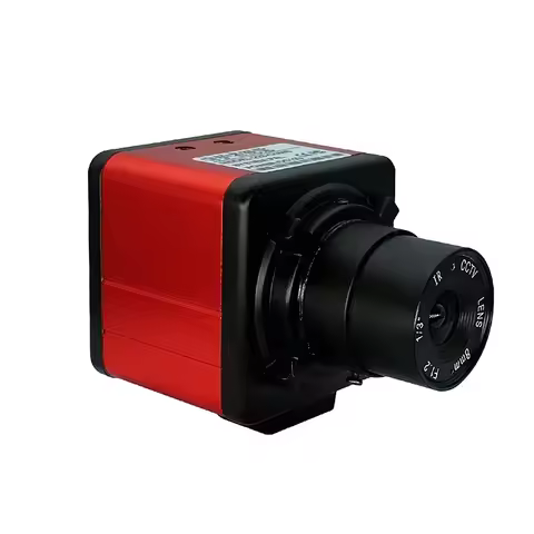 HD 1.3MP CCD BNC 1200 Lines 1/3" AV Interface Digital Microscope Eyepiece Lens Camera Electronica