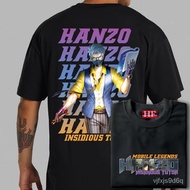 【High quality】 Hanzo Tshirt Mobile Legends shirt Insidious Tutor Skin MLBB