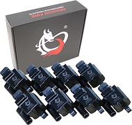 DRAGON FIRE PERFORMANCE 8pc Ignition Coil Pack Tune Up Set Compatible Replacement with 99-09 Escalad