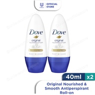 [Bundle of 2] Dove Original Nourished and Smooth Antiperspirant Roll-on 40ml