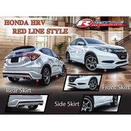 Honda HRV 2014 2015 2016 2017 RedLine Red Line bodykit body kit front side rear skirt lip