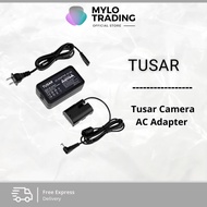 Tusar Camera AC Adapter ACK-E17/E18/E12/E6/AC-PW20/NP-FW50/FZ100/NP-BX1/NP-W126/LP-E10